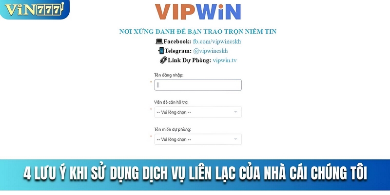 4 lưu ý khi sử dụng dịch vụ liên lạc của nhà cái chúng tôi